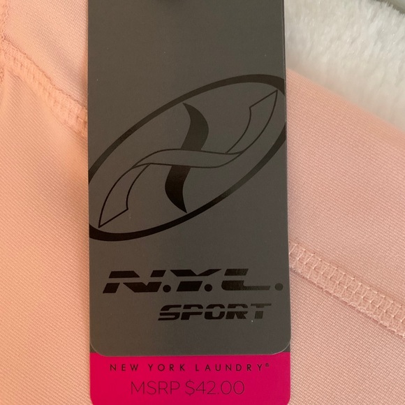 🤍NYL Baby Pink and White Workout Pants-New🤍 - Picture 5 of 9